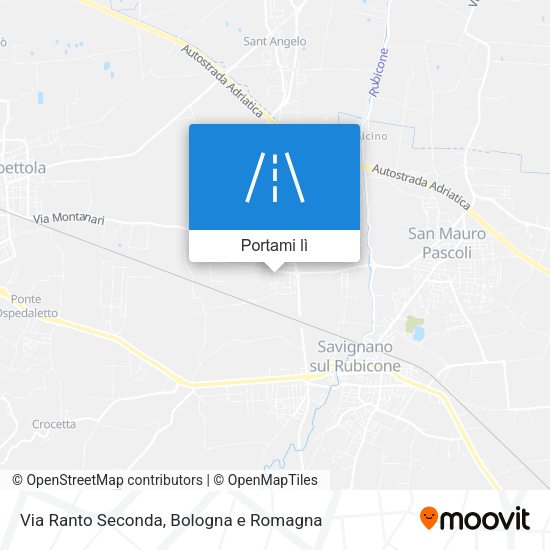 Mappa Via Ranto Seconda