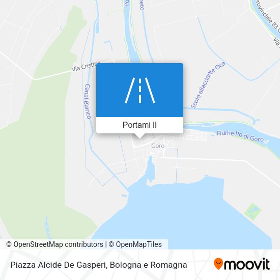Mappa Piazza Alcide De Gasperi
