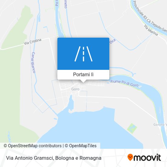 Mappa Via Antonio Gramsci