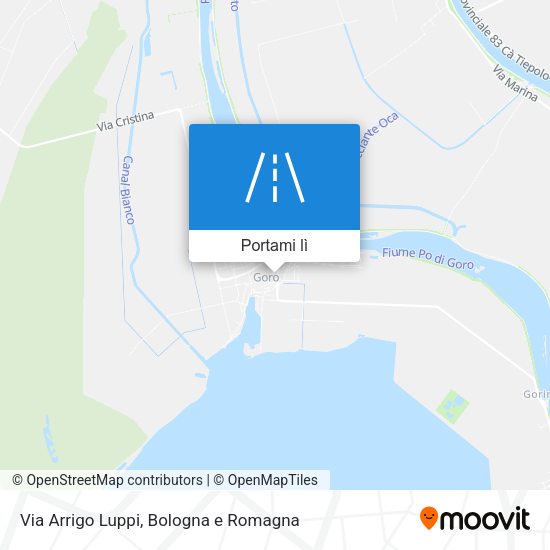 Mappa Via Arrigo Luppi