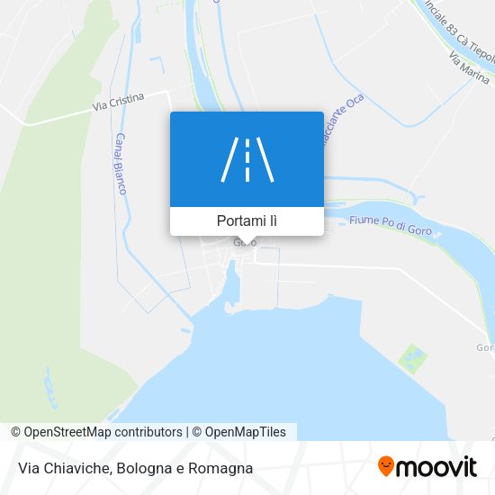 Mappa Via Chiaviche