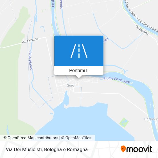 Mappa Via Dei Musicisti