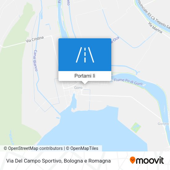 Mappa Via Del Campo Sportivo