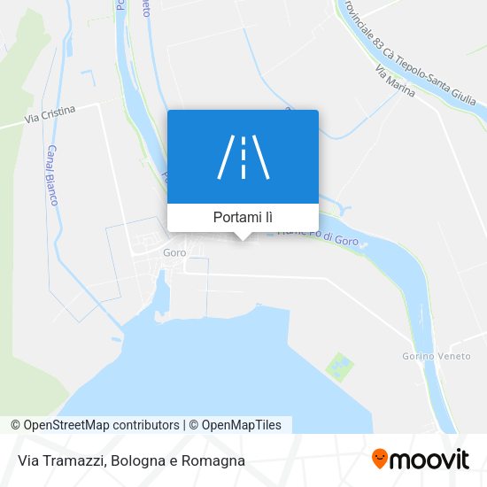 Mappa Via Tramazzi