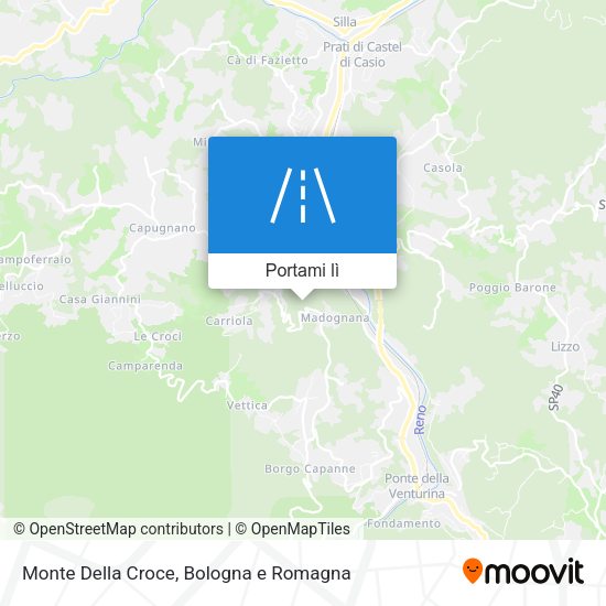 Mappa Monte Della Croce
