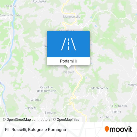 Mappa Flli Rosselli