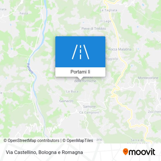 Mappa Via Castellino