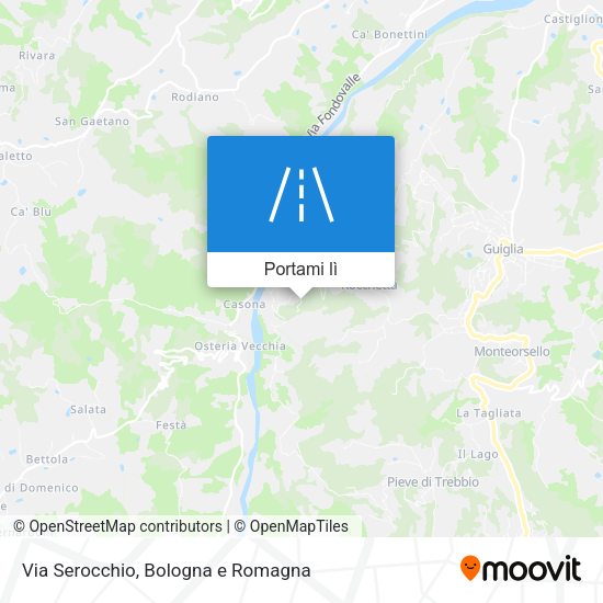 Mappa Via Serocchio