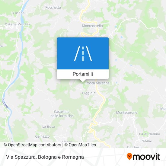 Mappa Via Spazzura