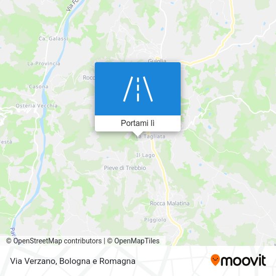 Mappa Via Verzano