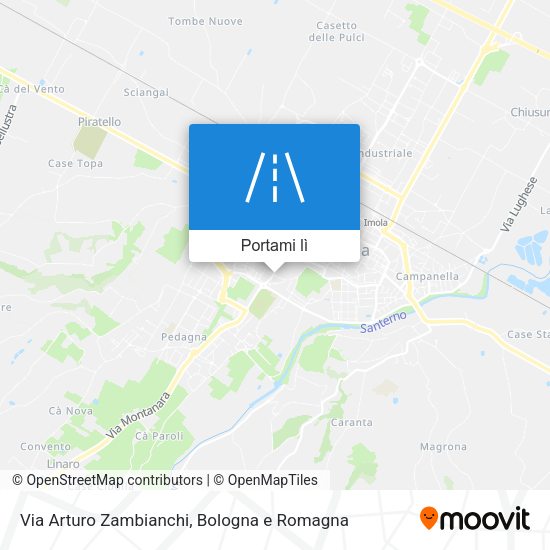 Mappa Via Arturo Zambianchi