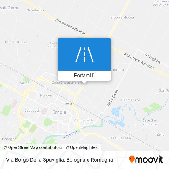 Mappa Via Borgo Della Spuviglia