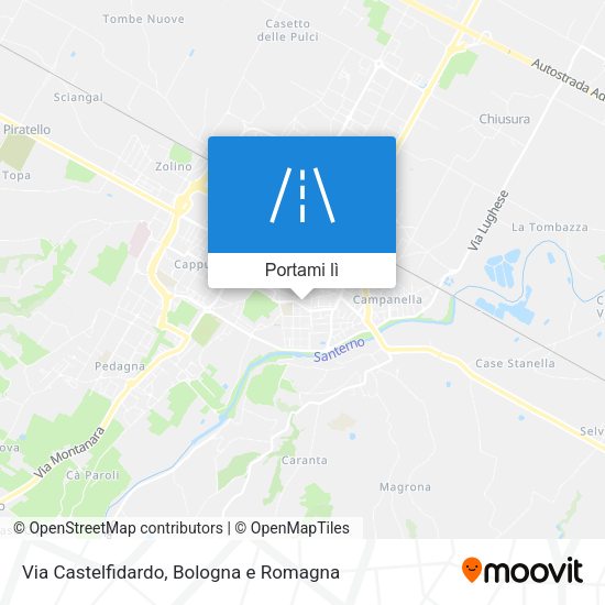 Mappa Via Castelfidardo