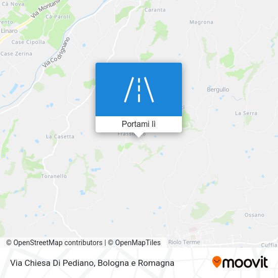 Mappa Via Chiesa Di Pediano