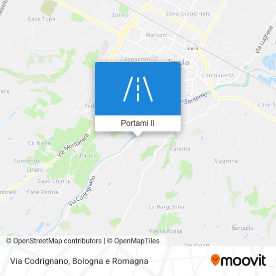 Mappa Via Codrignano