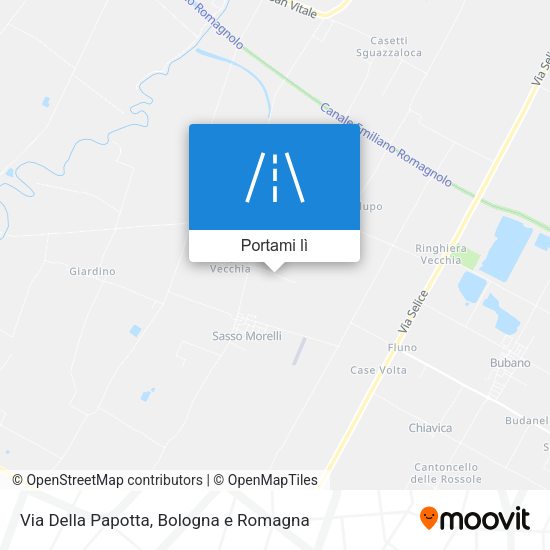 Mappa Via Della Papotta