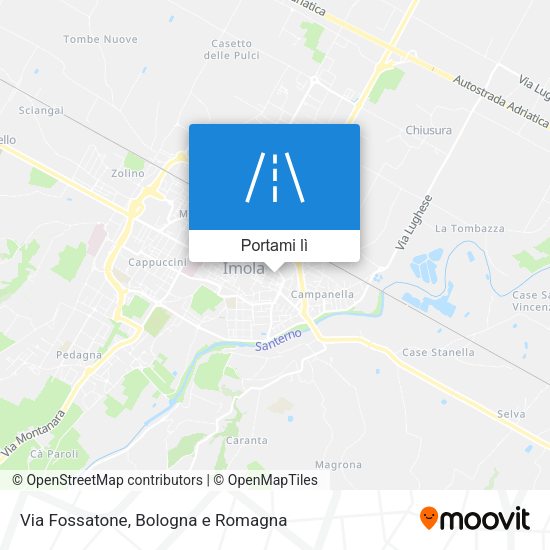 Mappa Via Fossatone