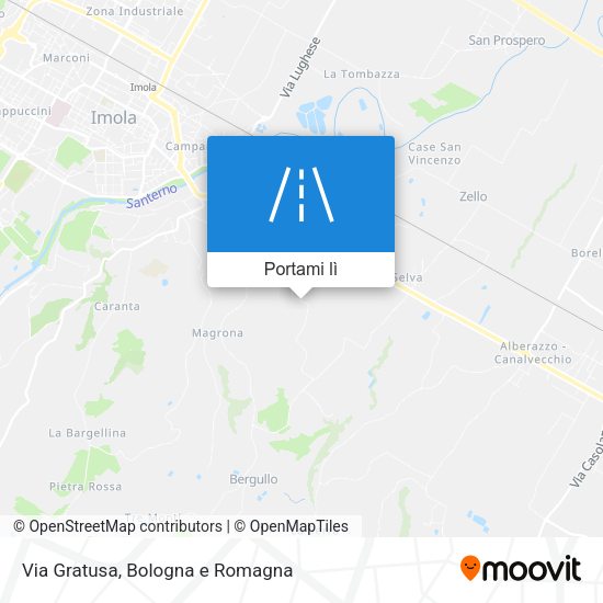 Mappa Via Gratusa