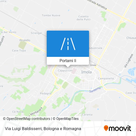 Mappa Via Luigi Baldisserri