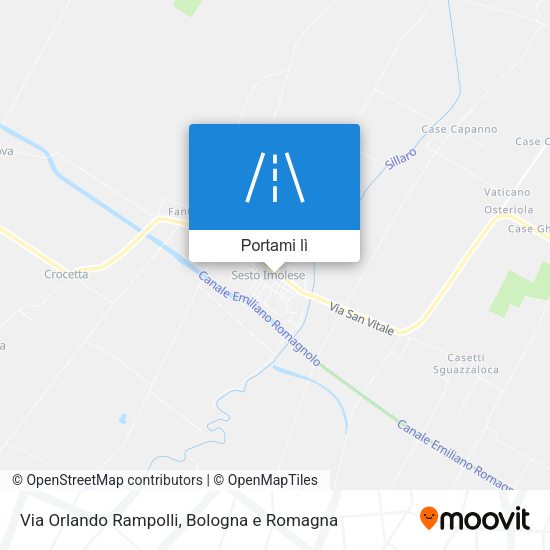 Mappa Via Orlando Rampolli