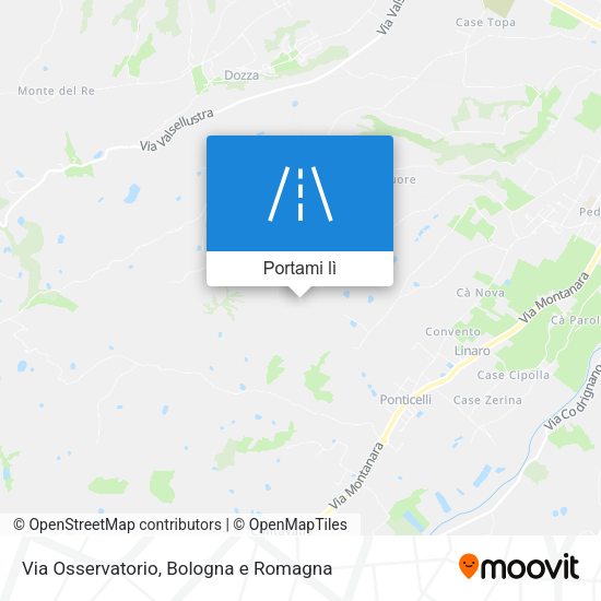 Mappa Via Osservatorio
