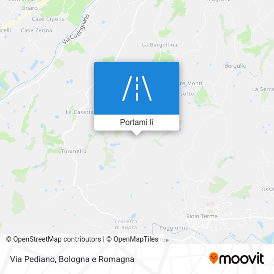 Mappa Via Pediano