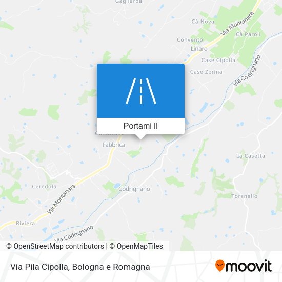 Mappa Via Pila Cipolla