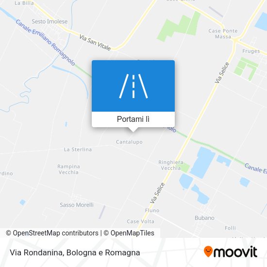 Mappa Via Rondanina