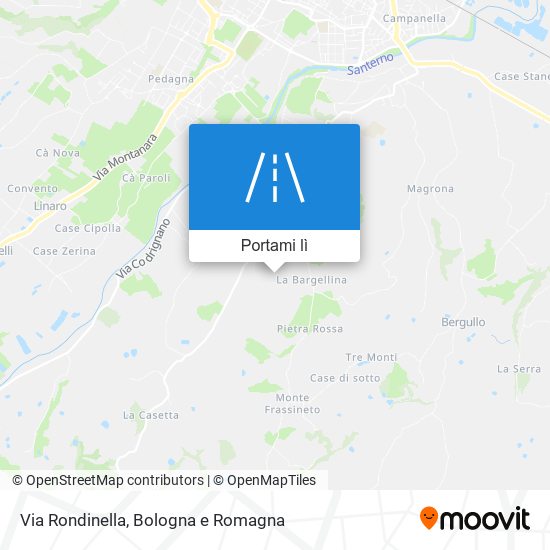 Mappa Via Rondinella