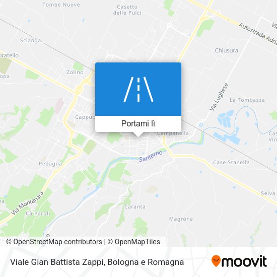 Mappa Viale Gian Battista Zappi