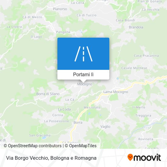 Mappa Via Borgo Vecchio