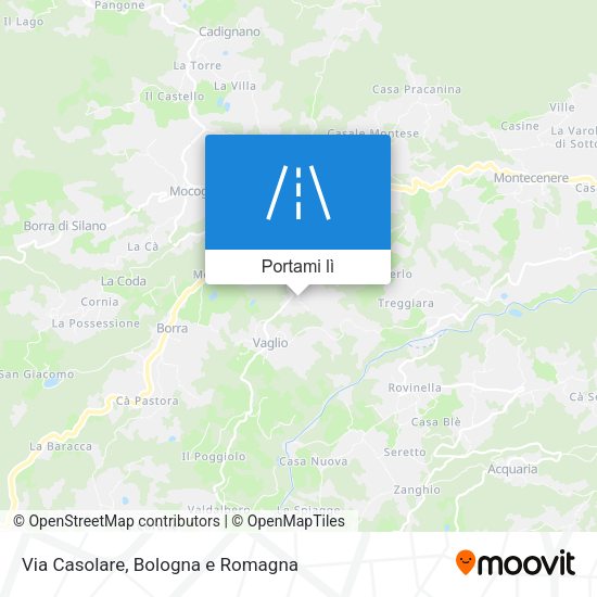 Mappa Via Casolare