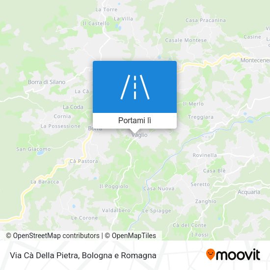 Mappa Via Cà Della Pietra