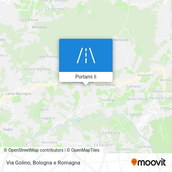 Mappa Via Golino