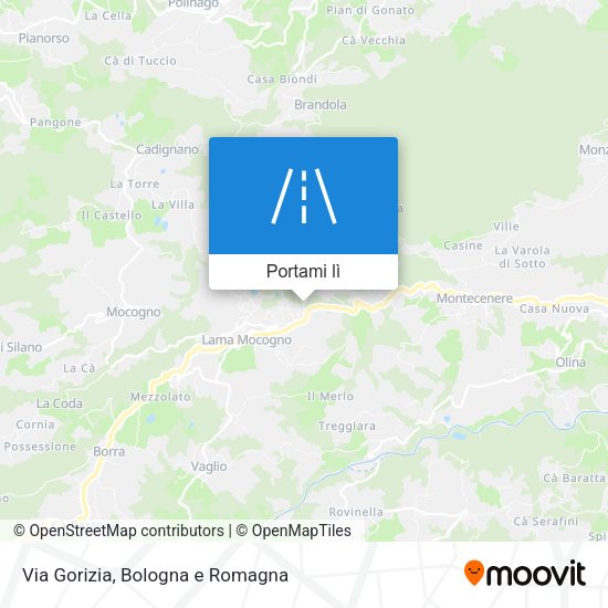 Mappa Via Gorizia