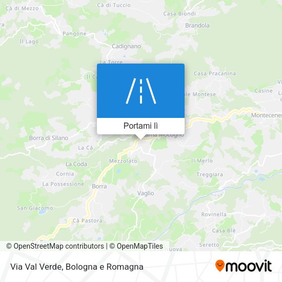 Mappa Via Val Verde