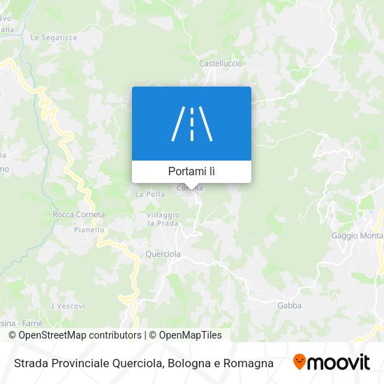 Mappa Strada Provinciale Querciola