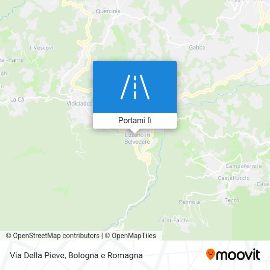 Mappa Via Della Pieve
