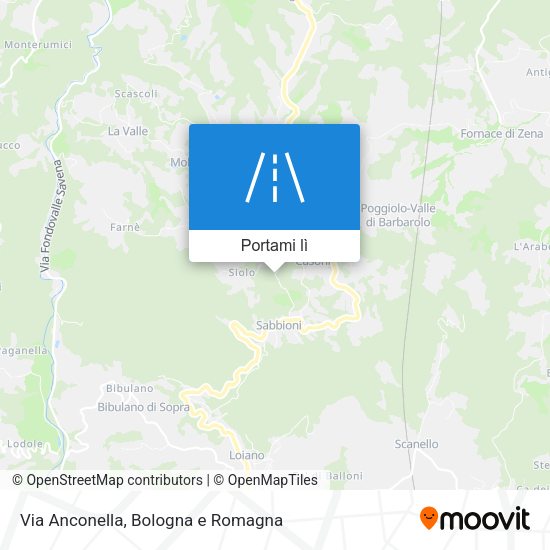 Mappa Via Anconella