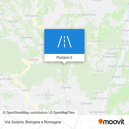 Mappa Via Soiano