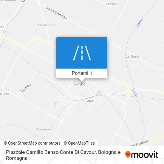Mappa Piazzale Camillo Benso Conte Di Cavour