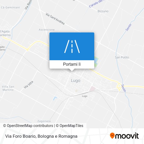 Mappa Via Foro Boario