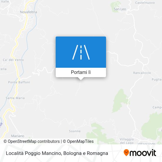 Mappa Località Poggio Mancino