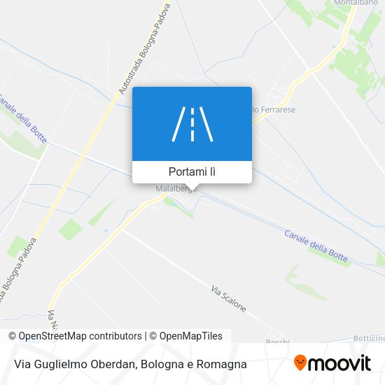 Mappa Via Guglielmo Oberdan