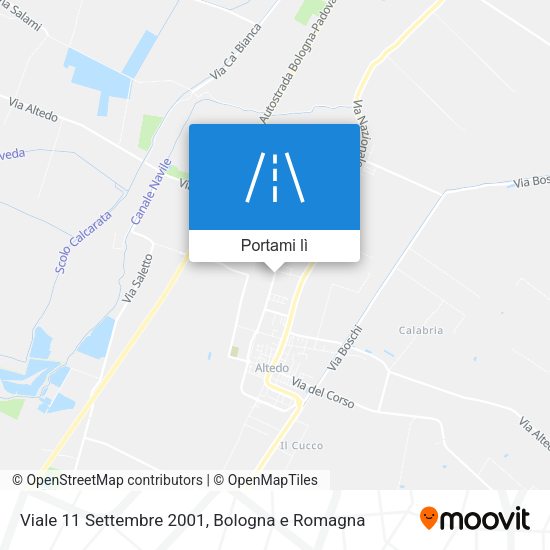 Mappa Viale 11 Settembre 2001