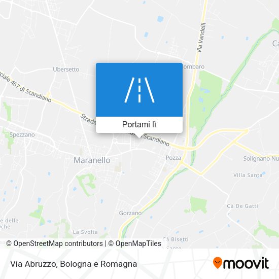 Mappa Via Abruzzo