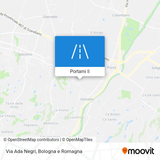 Mappa Via Ada Negri