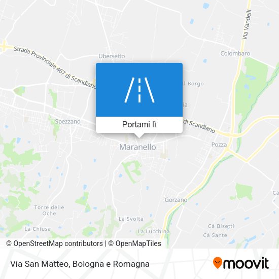 Mappa Via San Matteo