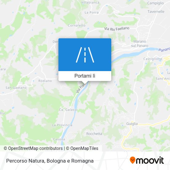 Mappa Percorso Natura