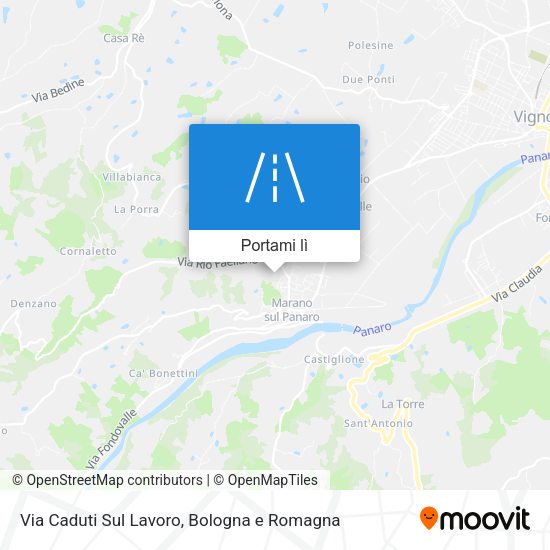 Mappa Via Caduti Sul Lavoro
